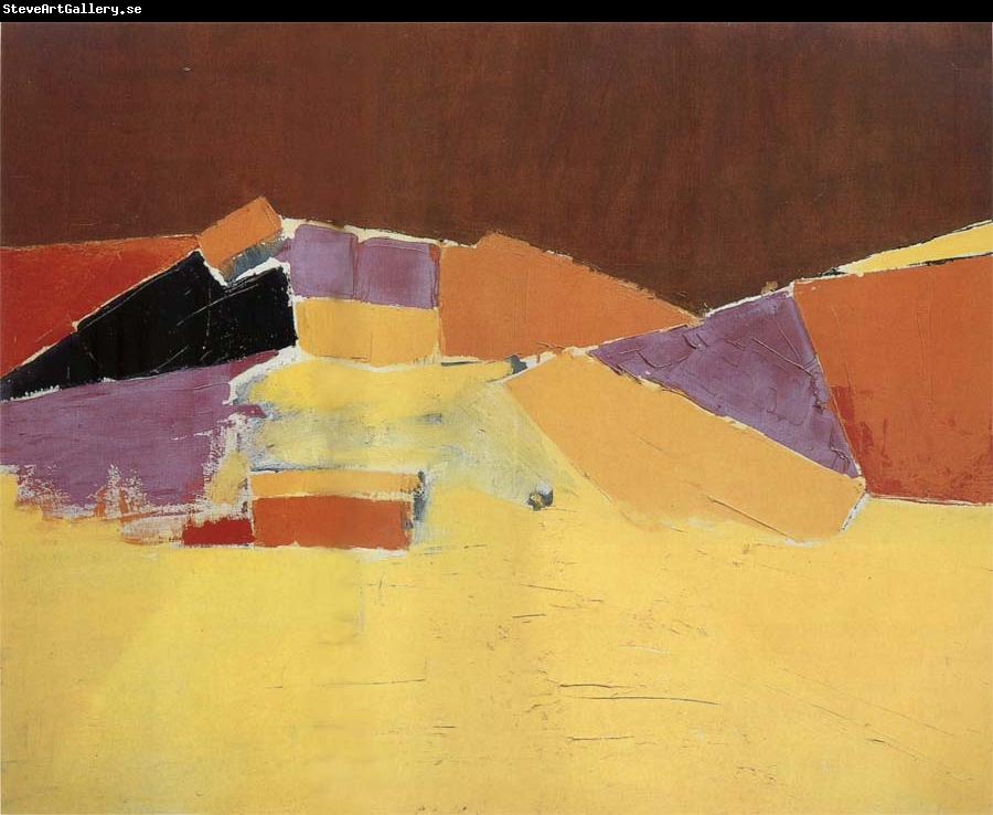 Nicolas de Stael Abstract Figure